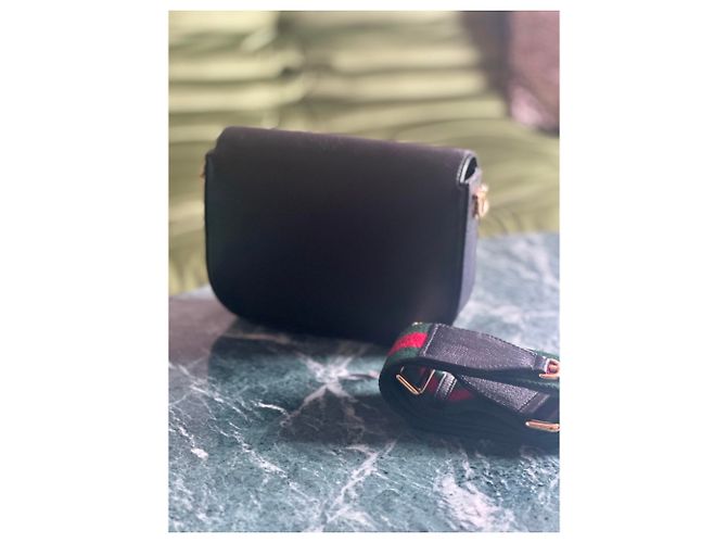 Autre Marque Gucci Mini borsa adidas x Gucci Mors 1955 Nero - vista 7