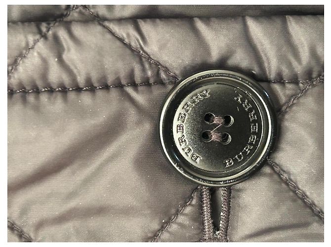 Burberry Parka Acolchada Negra de Nylon Talla M Negro - vista 4