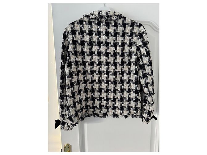 Chanel Tweedjacke Schwarz - Ansicht 2