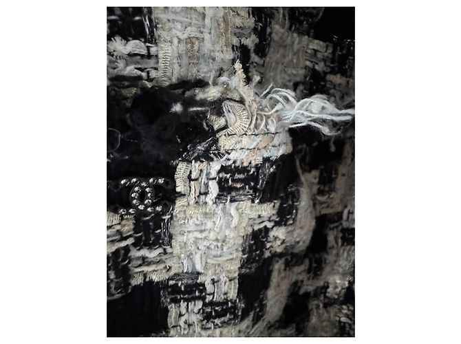 Chanel Tweedjacke Schwarz - Ansicht 5