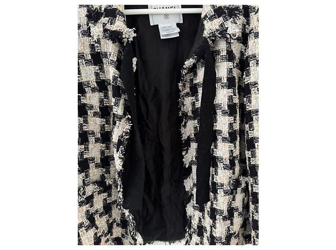 Chanel Tweedjacke Schwarz - Ansicht 6