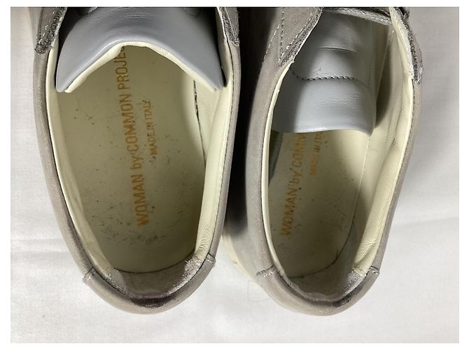 Autre Marque Sneakers Achilles Low Common Projects in suede grigio - vista 13