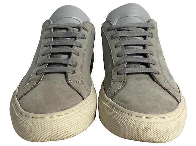 Autre Marque Sneakers Achilles Low Common Projects in suede grigio - vista 2