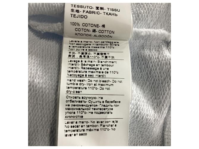 Pull MSGM en coton blanc avec logo - vue 6