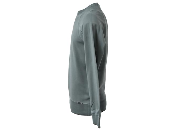 Tom Ford Rundhals-Pullover aus grauer Baumwolle - Ansicht 2