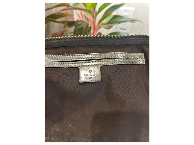 Borsa Gucci Supreme Joy in Pelle Beige Crudo Cachi - vista 10