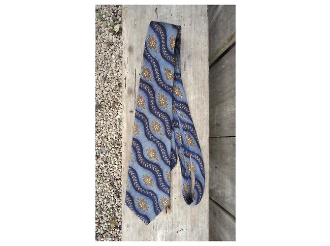 Cravatta Cerruti 1881 in seta blu - vista 4