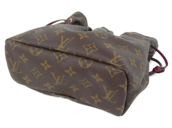 Pochette Louis Vuitton Monogram Posh Noe M43445 Marrone Fuschia - vista 2