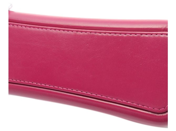 Chanel Rosa Medio Pelle di Vitello Invecchiata Gabrielle Crossbody - vista 7