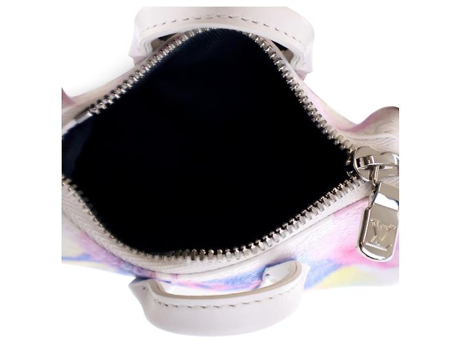 Charm e portachiavi Keepall in acquerello monogramma rosa Louis Vuitton - vista 4