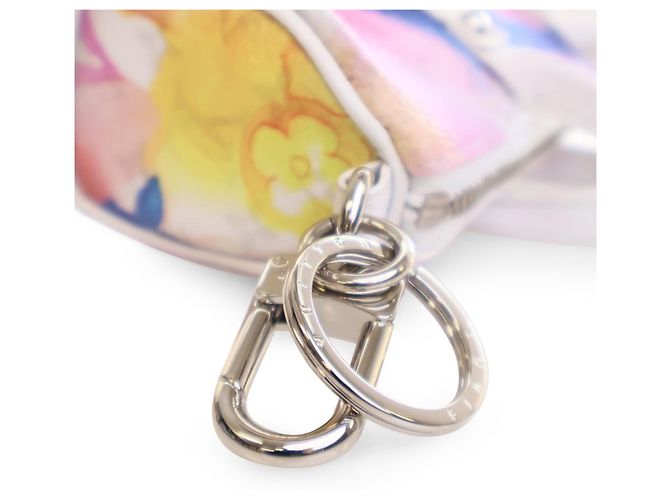 Charm e portachiavi Keepall in acquerello monogramma rosa Louis Vuitton - vista 5
