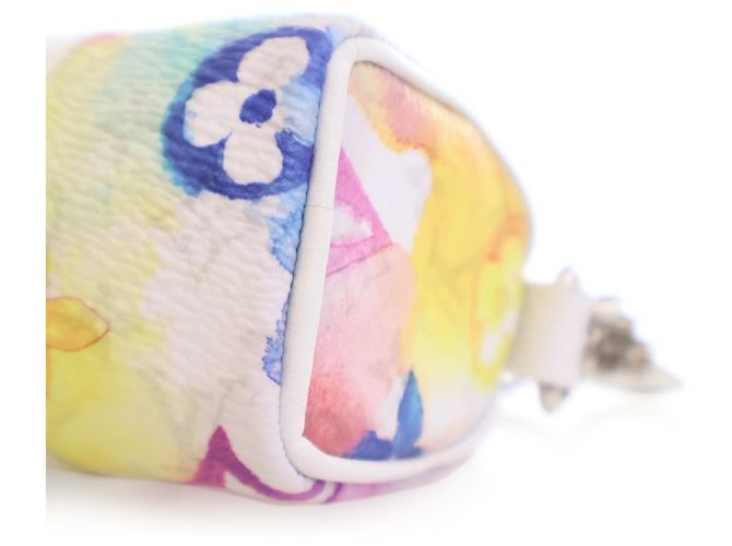 Charm e portachiavi Keepall in acquerello monogramma rosa Louis Vuitton - vista 8