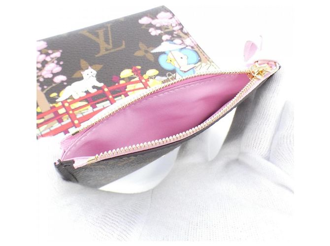 Vivienne Portafoglio Victorine Monogram Louis Vuitton Marrone Monogramma - vista 6