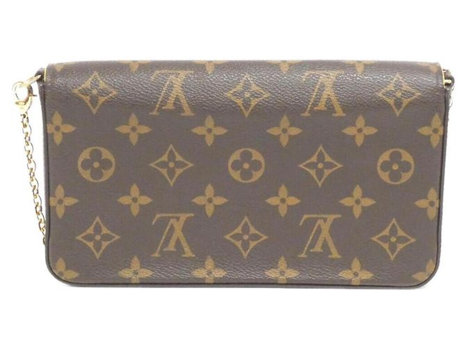Vivienne Borsa a Spalla Pochette Felicie Monogramma Louis Vuitton Marrone - vista 2