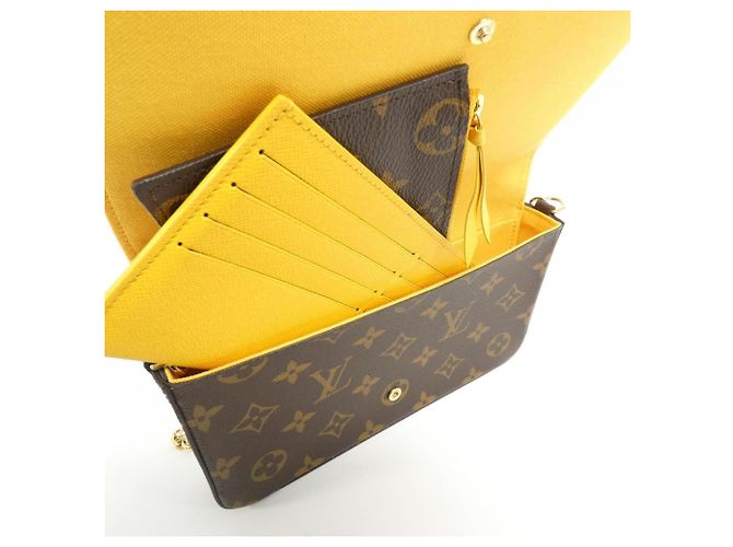 Vivienne Borsa a Spalla Pochette Felicie Monogramma Louis Vuitton Marrone - vista 5