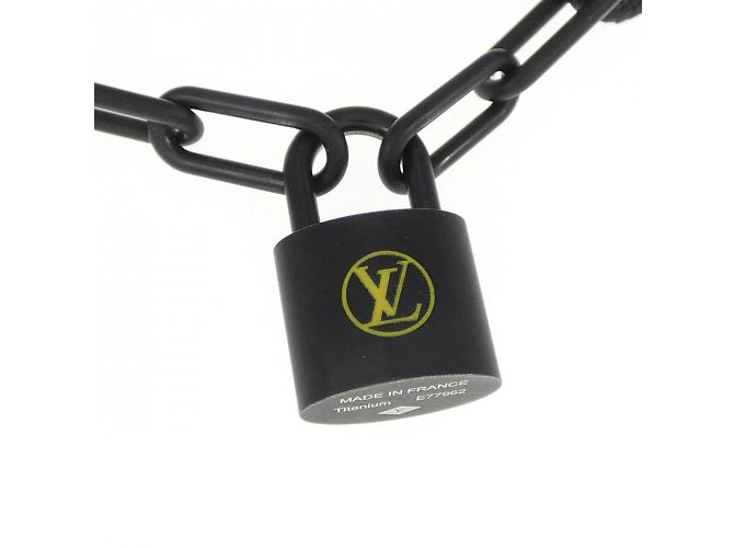 Bracciale charm Lockit Virgil Abloh nero Louis Vuitton - vista 2