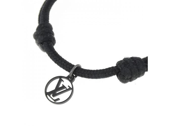 Bracciale charm Lockit Virgil Abloh nero Louis Vuitton - vista 3