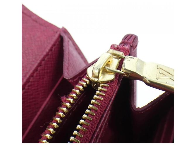 Portefeuille Sarah M62234 Monogram Louis Vuitton Marron Fuschia Monogramme - vue 10