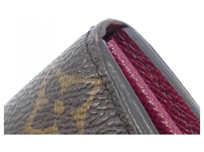 Portefeuille Sarah M62234 Monogram Louis Vuitton Marron Fuschia Monogramme - vue 5