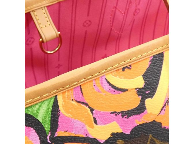 Borsa tote Neverfull MM Monogram Rose Louis Vuitton Marrone Monogramma - vista 4