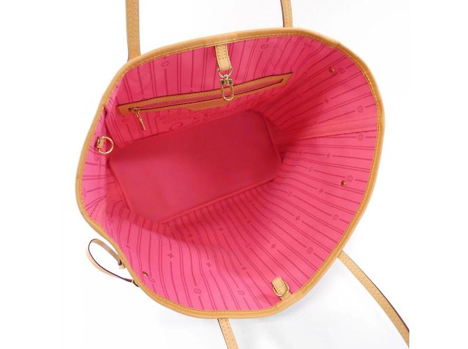 Borsa tote Neverfull MM Monogram Rose Louis Vuitton Marrone Monogramma - vista 6