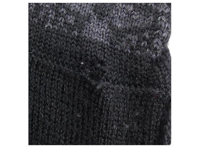 Guanti corti Louis Vuitton Marrone Nero - vista 4