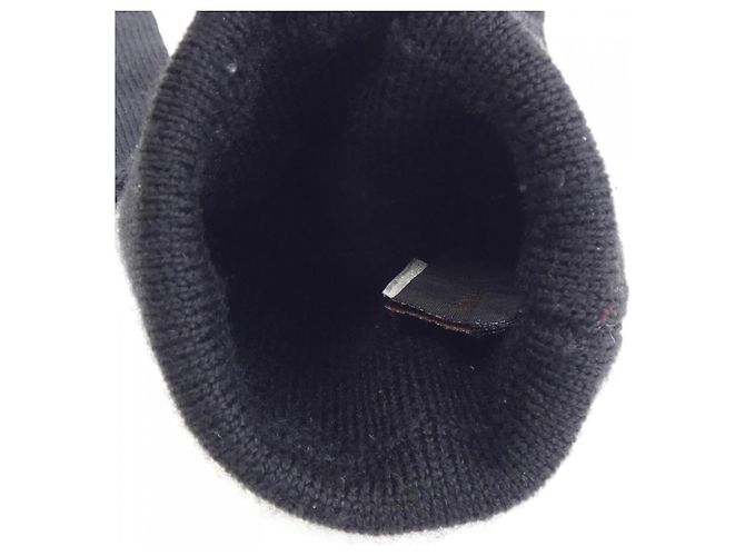 Guanti corti Louis Vuitton Marrone Nero - vista 5