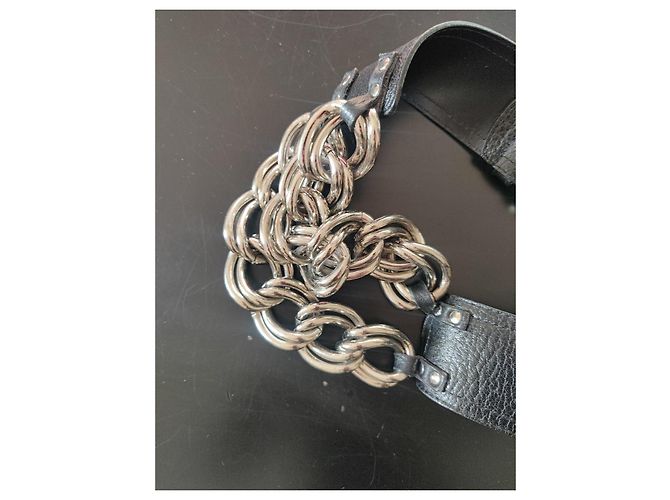 Cintura in pelle e catena Chloé - vista 5