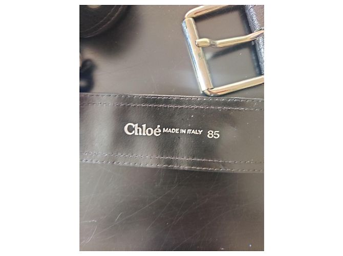 Cintura in pelle e catena Chloé - vista 6
