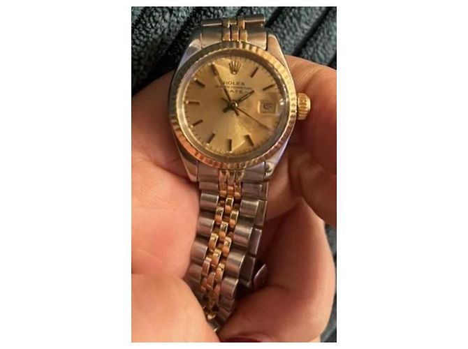 Rolex Datejust Gold Silber Hardware Gold hardware - Ansicht 3