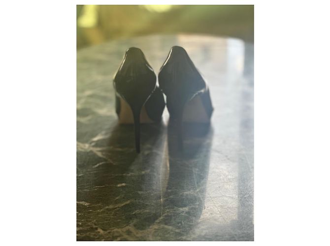 Jimmy Choo Peeptoe-Pumps Größe 40 (UK6.5) Schwarz - Ansicht 2