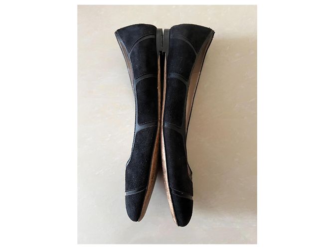 Dior Black Leather Ballet Flats - view 10