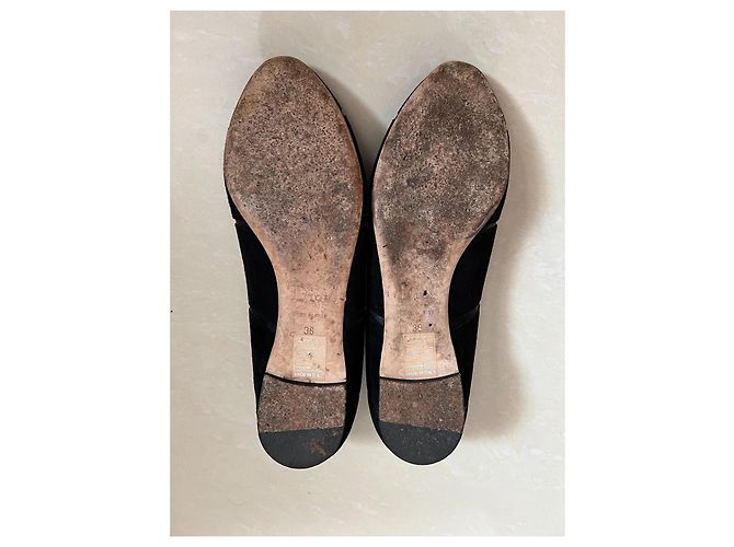 Dior Black Leather Ballet Flats - view 13