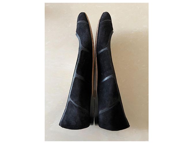 Dior Black Leather Ballet Flats - view 9