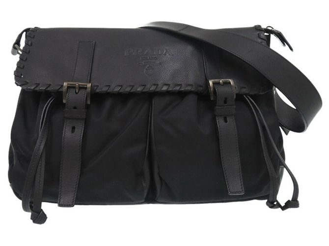 Prada Messenger- und Schultertasche Schwarz - Ansicht 2