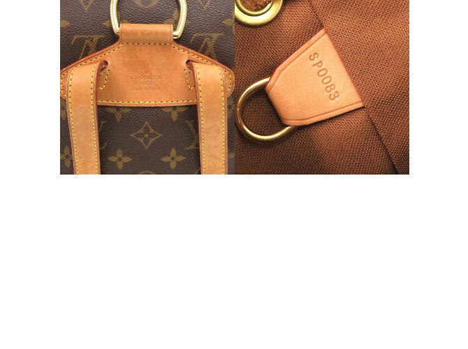 Louis Vuitton Montsouris MM Monogram Rucksack Braun Monogramm - Ansicht 11