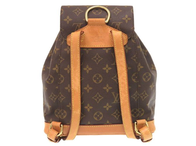 Louis Vuitton Montsouris MM Monogram Rucksack Braun Monogramm - Ansicht 3