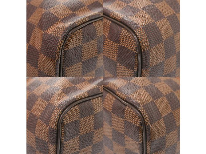 Borsa Louis Vuitton Speedy 25 Damier Marrone Damier ebene - vista 5