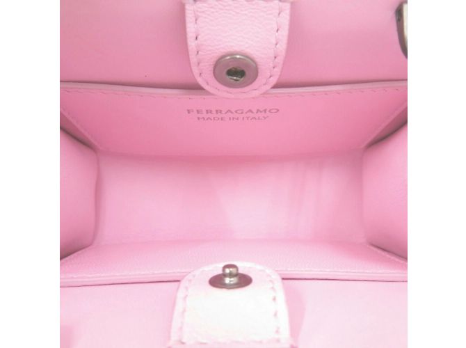 Borsa a Spalla Wanda Chain di Salvatore Ferragamo Rosa - vista 7
