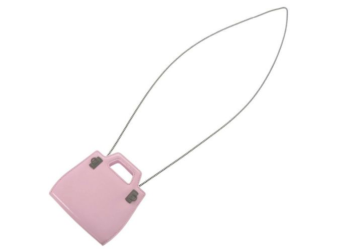 Borsa a Spalla Wanda Chain di Salvatore Ferragamo Rosa - vista 8