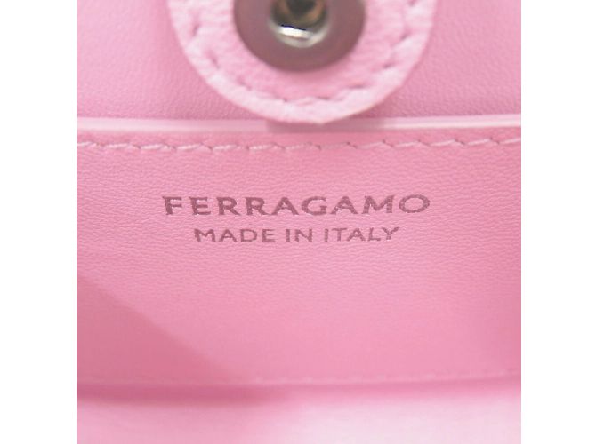 Borsa a Spalla Wanda Chain di Salvatore Ferragamo Rosa - vista 9