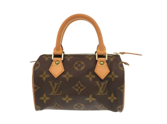 Borsa a mano Speedy Monogram Louis Vuitton Marrone - vista 2