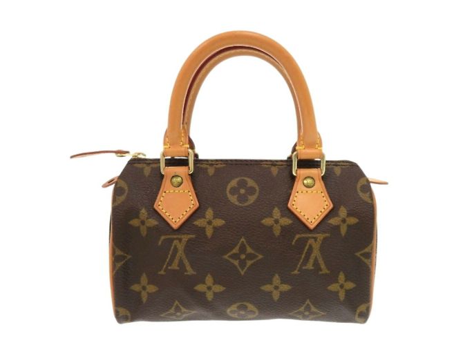 Borsa a mano Speedy Monogram Louis Vuitton Marrone - vista 4