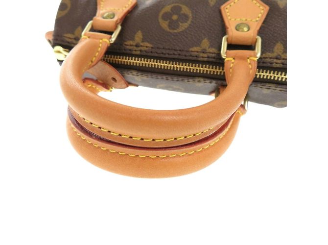 Borsa a mano Speedy Monogram Louis Vuitton Marrone - vista 7
