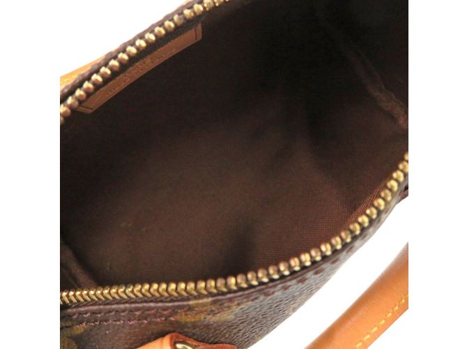 Borsa a mano Speedy Monogram Louis Vuitton Marrone - vista 8
