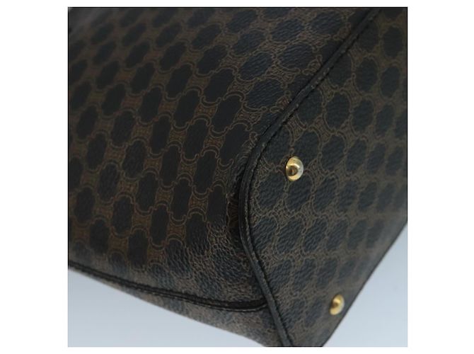 Céline Sac à main en toile Macadam CELINE PVC noir Auth 111195 - vue 11