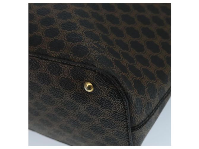 Céline Sac à main en toile Macadam CELINE PVC noir Auth 111195 - vue 12