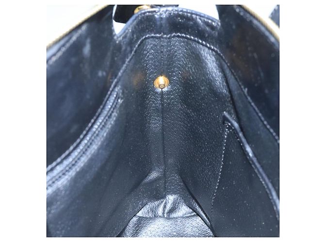 Céline Sac à main en toile Macadam CELINE PVC noir Auth 111195 - vue 18