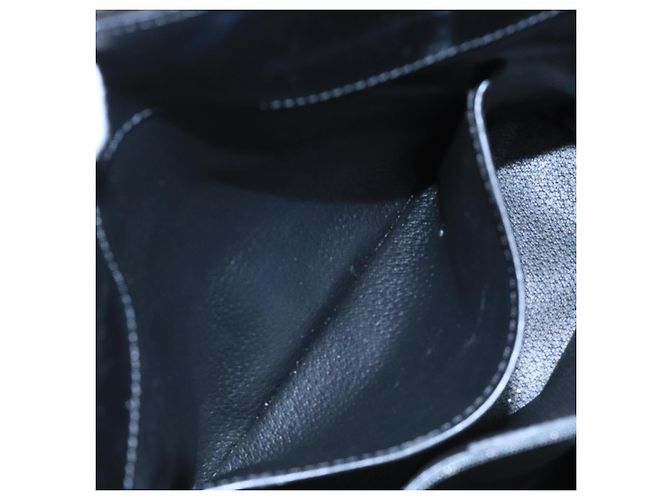 Céline Sac à main en toile Macadam CELINE PVC noir Auth 111195 - vue 21