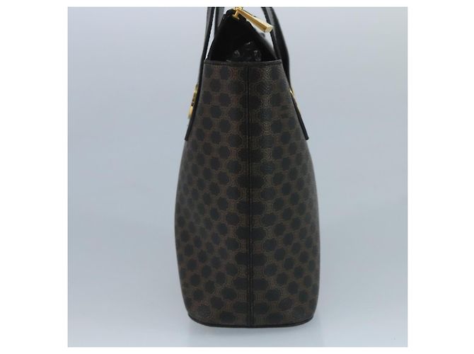 Céline Sac à main en toile Macadam CELINE PVC noir Auth 111195 - vue 4